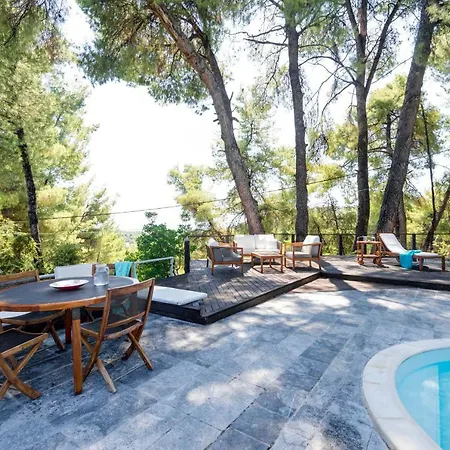 Villa Azzurro With Sea View And Private Pool KASSANDRA